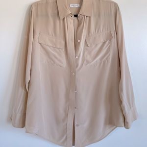 Signature Silk Equipment Blouse